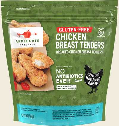 Natural Gluten Free Chicken Tenders Family Size Front